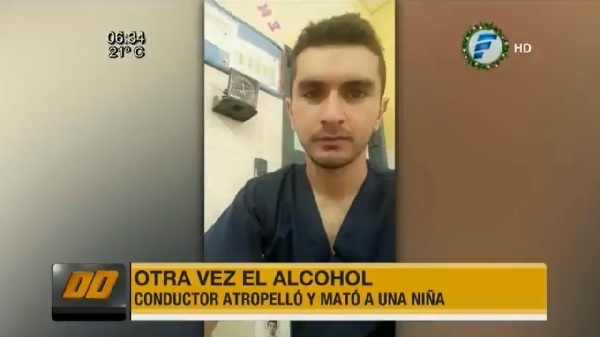 Conductor alcoholizado arrolla y mata a niña de tres años