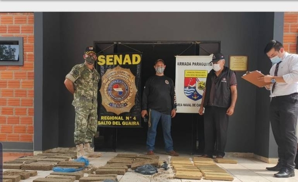 HOY / Hallan abandonada carga de marihuana prensada en Canindeyú