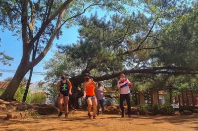 Desarrollan clase de deporte virtual para interesados | Lambaré Informativo