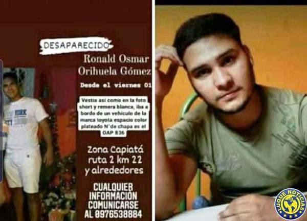 Buscan a un joven capiateño •