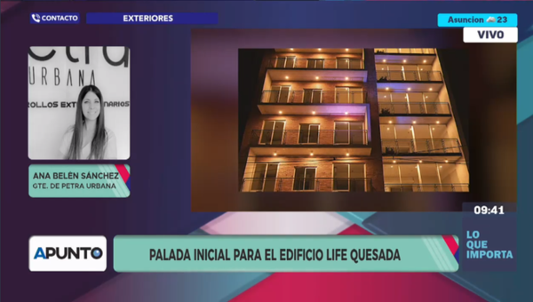 HOY / Ana Belén Sánchez, gerente de Petra Urbana, sobre la palada inicial para el Edifico Life Quesada