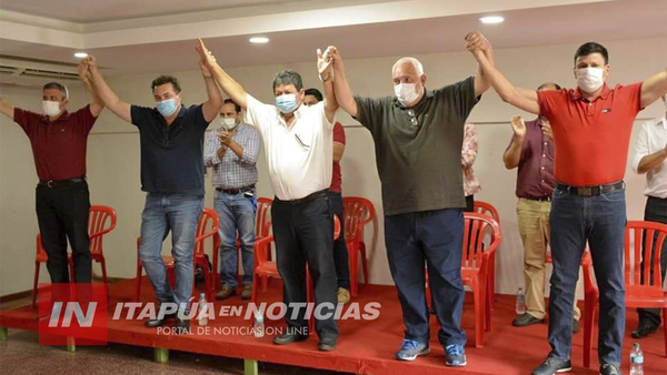 ANR CONCRETA UNIDAD PARTIDARIA BAJO LA FIGURA DE CÉSAR ROJAS EN ENCARNACIÓN