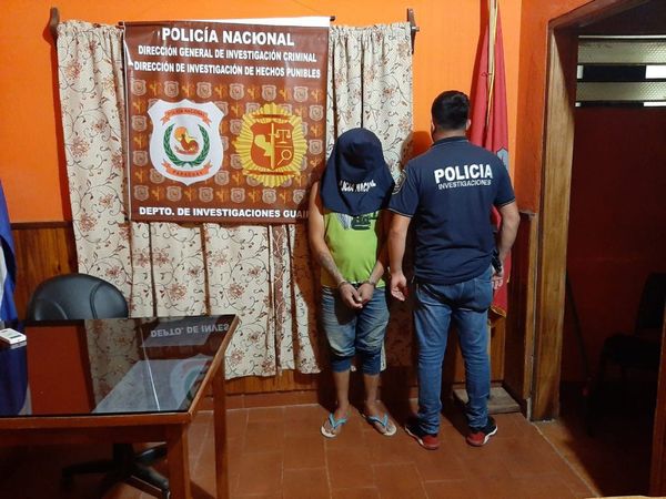 Detienen a presunto involucrado en la muerte de un hombre en Villarrica 