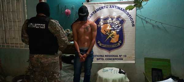 Concepción: Detienen a presunto vendedor de crack