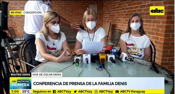 Familiares de Óscar Denis cuestionan al gobierno por falta de información y piden aprobación de cooperación internacional - La Primera Mañana - ABC Color