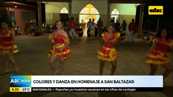 Colores y danza en homenaje a San Baltazar - ABC Noticias - ABC Color