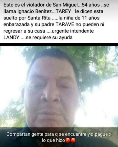 Buscan a depravado sexual acusado de abusar y embarazar a menor de 11 años