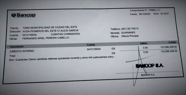 Interés BANCARIO cobrado por Intendente de CDE sería ILEGAL