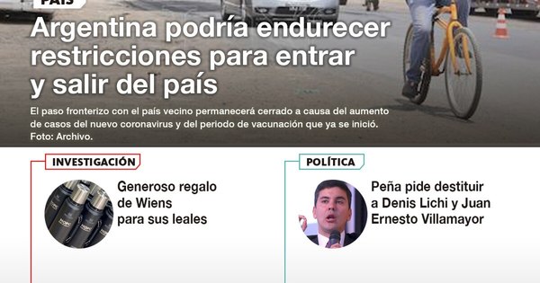 La Nación / LN PM: Las noticias más relevantes de la siesta del 6 de enero