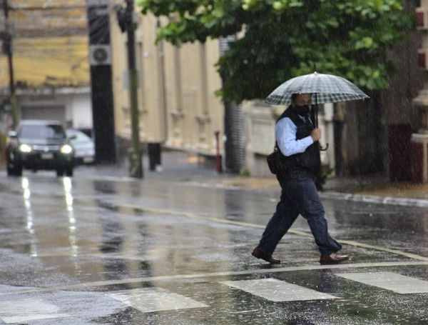 Alerta meteorológica por lluvias y tormentas para 12 departamentos - Nacionales - ABC Color