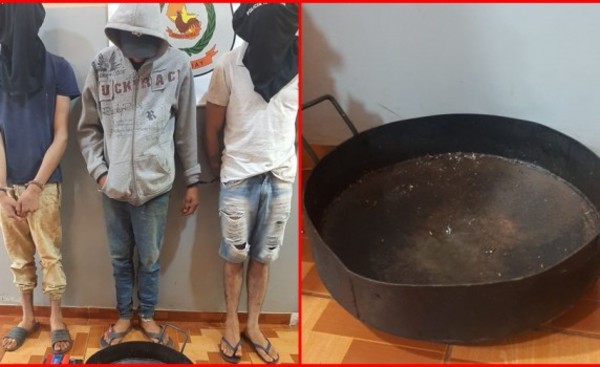 Quisieron llevar una olla de paella “pa´ ellos” y quedaron presos