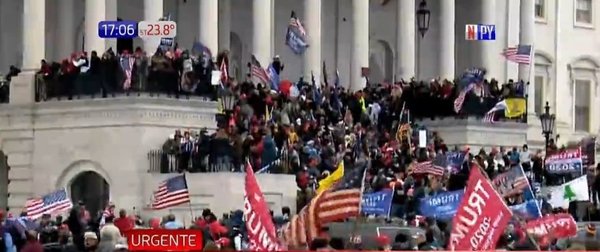 Adherentes de Trump toman Capitolio en contra de validación de victoria de Biden | Noticias Paraguay