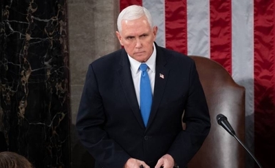 HOY / Vicepresidente de EEUU asegura que ataque al Capitolio es "intolerable" y lanza dura advertencia