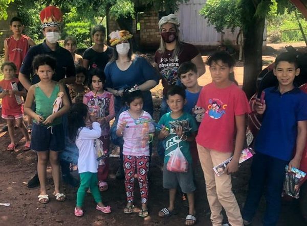 Niños de Yguazú recibieron obsequios por Reyes Magos