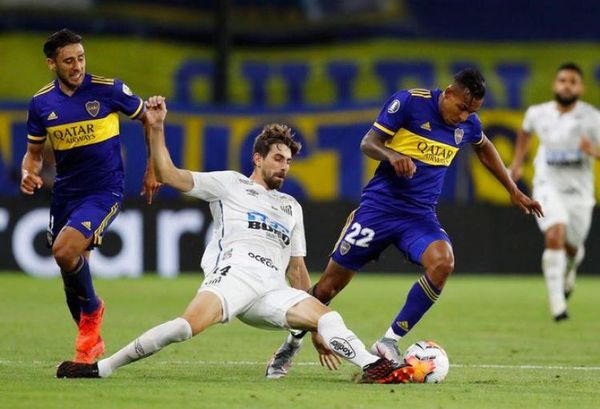 Boca Juniors y Santos igualan 0-0 en partido de ida de semifinales de Libertadores