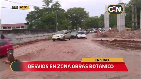 Atención conductores: Desvíos por obras en zona del Botánico - C9N