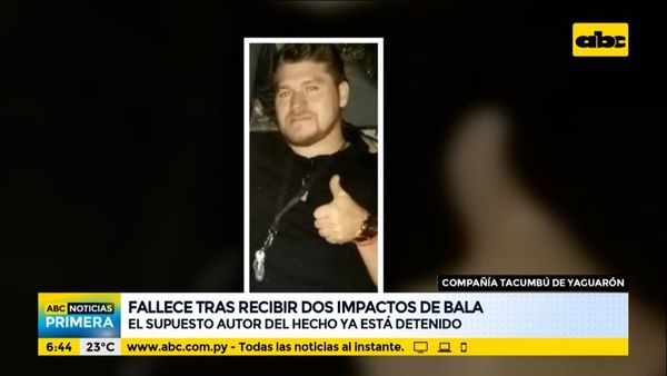 Asesinan a balazos a un hombre en Yaguarón - ABC Noticias - ABC Color
