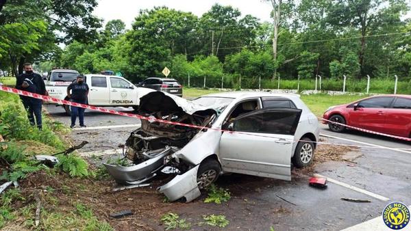 Fatal accidente en la Autopista •