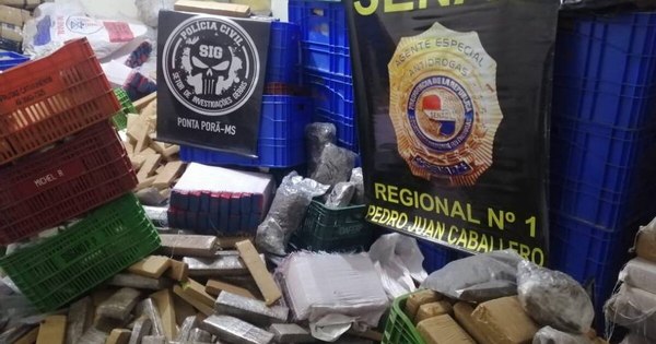 La Nación / Policía brasileña y Senad incautan 660 kilos de marihuana