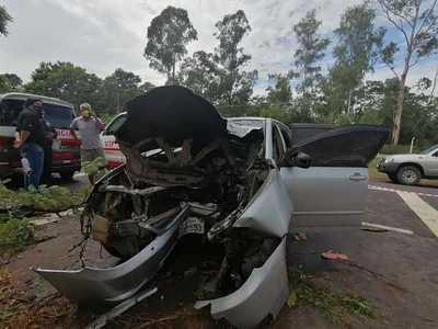 Una joven falleció en aparatoso accidente en zona Ñu Guasú » Ñanduti