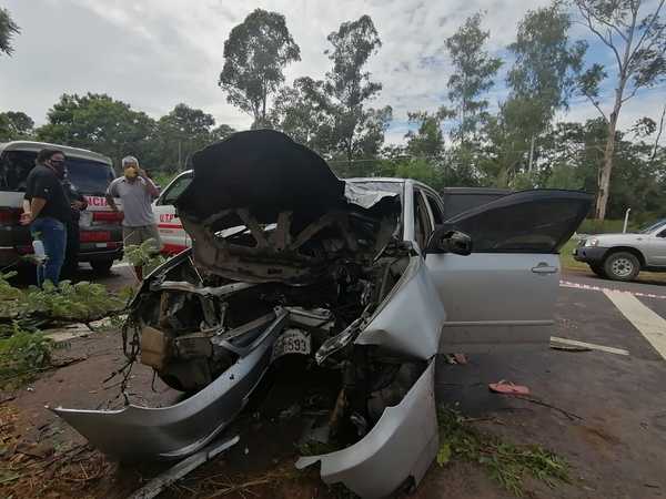 Una joven falleció en aparatoso accidente en zona Ñu Guasú » Ñanduti