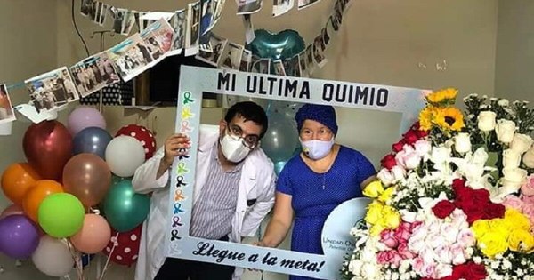 La Nación / Siete personas culminan sesión de quimioterapia en CDE, casi todas mujeres