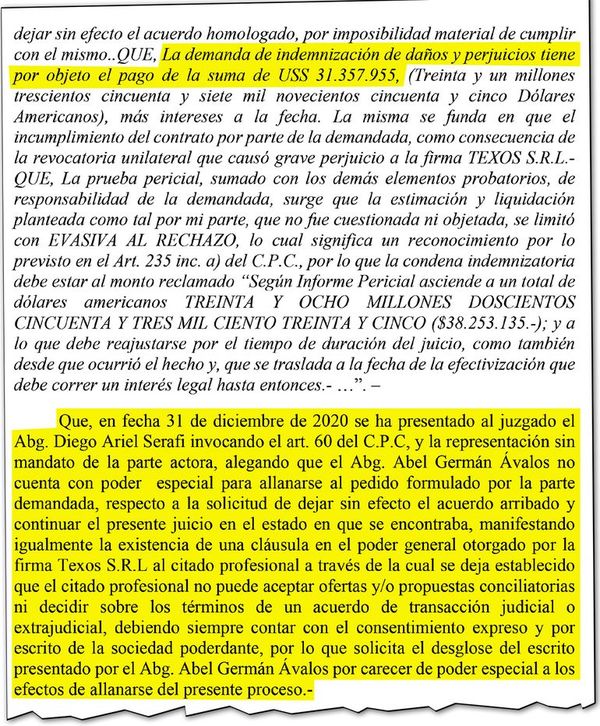 Texos Oil ahora se “deshace” de abogado Abel Ávalos, vinculado al excontralor - Nacionales - ABC Color