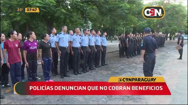 Policías denuncian que no cobran sus beneficios ni aguinaldos - C9N