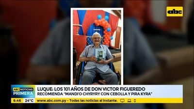 Poblador de Luque cumplió ¡101 años! - ABC Noticias - ABC Color