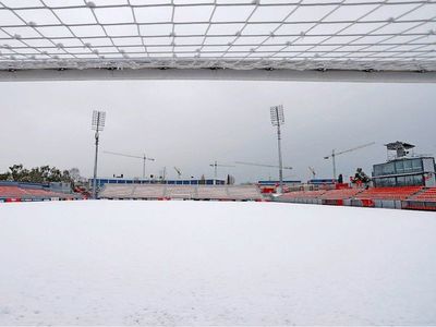 La nieve obliga al Atlético a entrenarse en el gimnasio