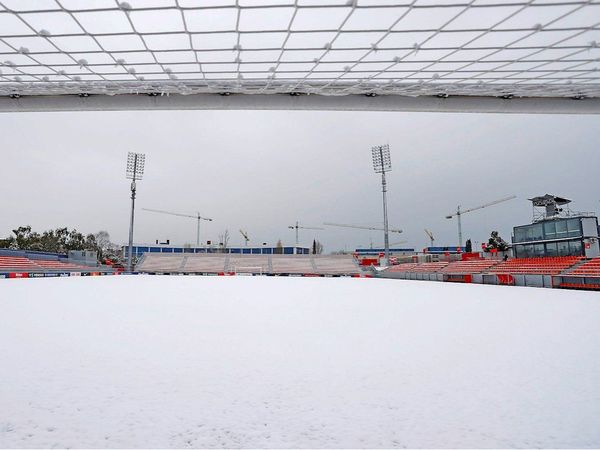 La nieve obliga al Atlético a entrenarse en el gimnasio