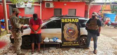 Captura de proveedor de cocaína en Salto del Guairá