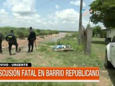 Discusión termina en homicidio de un hombre en barrio Republicano
