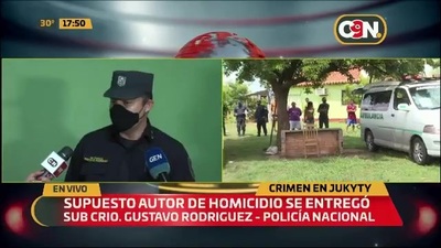 Jukyty: Supuesto autor de homicidio se entregó - C9N