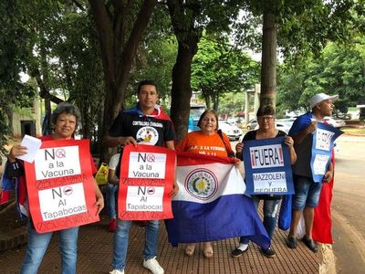 Se movilizan en el Este contra el uso obligatorio de tapabocas - ABC en el Este - ABC Color