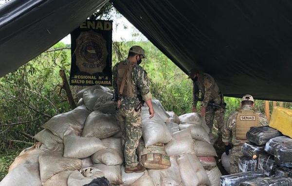 Canindeyú: Senad incauta más de 8 toneladas de marihuana