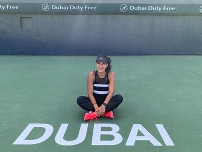 Vero Cepede entrena en Emiratos Árabes Unidos - Tenis - ABC Color
