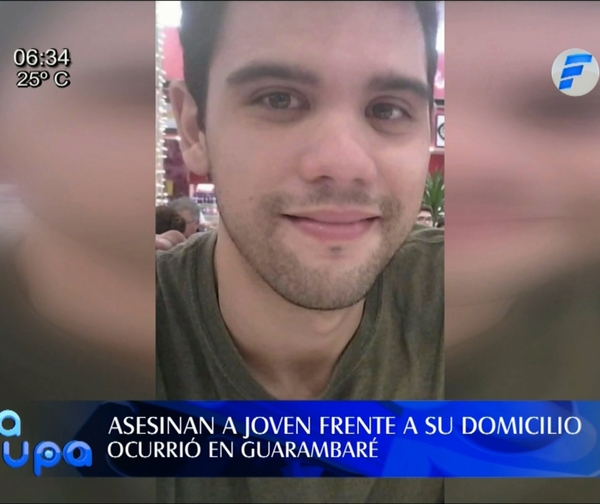 Asesinan a joven frente a su domicilio en Guarambaré