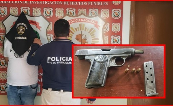 Detienen a hombre que disparó contra el vehículo de su sobrina