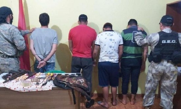 Capturan a cuatro hombres antes de ataque en Minga Guazú