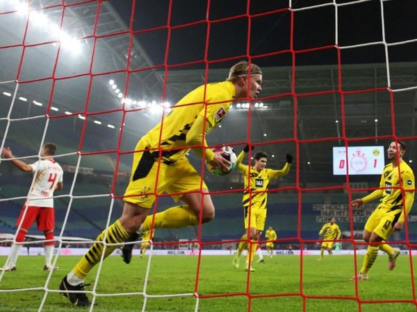 Doblete de Haaland despacha al Leipzig
