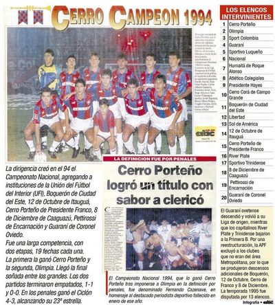 La temporada con 20 clubes - Fútbol - ABC Color