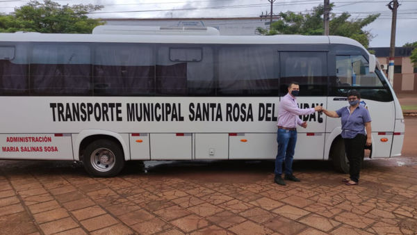 Pobladores de Santa Rosa del Monday ya tienen su propio bus