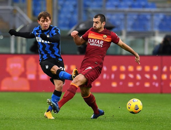 Roma e Inter se neutralizan en la Serie A con una paridad