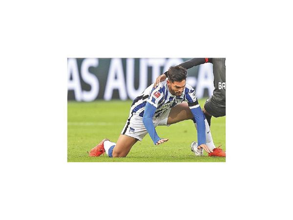 Alderete estuvo en derrota del Hertha