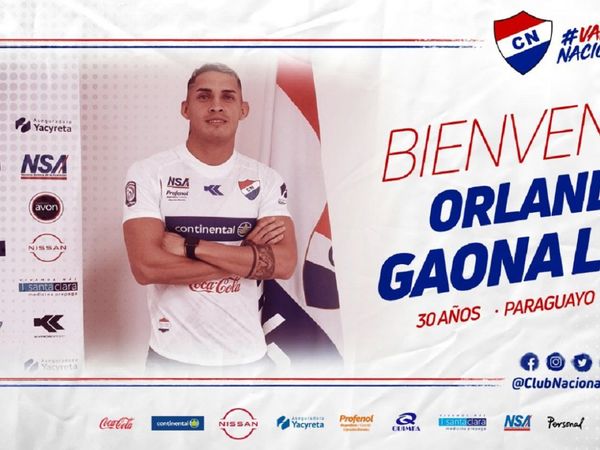 Orlando Gaona Lugo, segundo refuerzo de Nacional