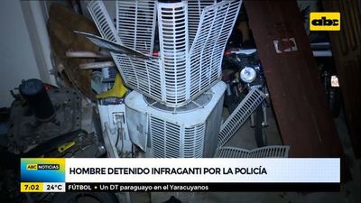 Hombre detenido infraganti tras intentar robar en la Facultad de Odontología - ABC Noticias - ABC Color