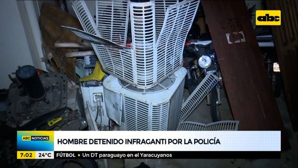 Hombre detenido infraganti tras intentar robar en la Facultad de Odontología - ABC Noticias - ABC Color