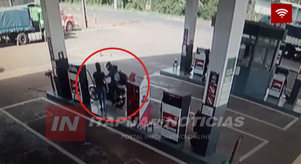 ASALTAN A PLAYERA DE ESTACIÓN DE SERVICIO EN CAPITÁN MIRANDA.