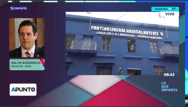 HOY / Senador Salyn Buzarquis, sobre los preparativos de sectores del PLRA para las elecciones municipales